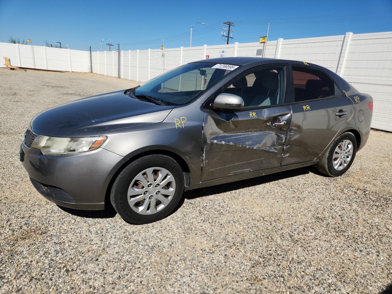 2013 KIA FORT EX | KNAFU4A21D5661614 | UPCARS