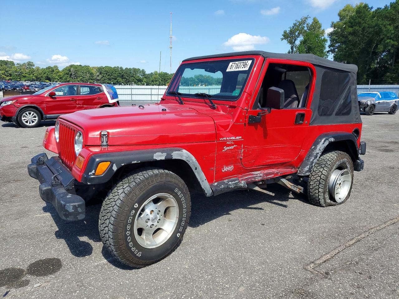 2001 JEEP WRANGLER SPORT | 1J4FA49S71P352384 | UPCARS