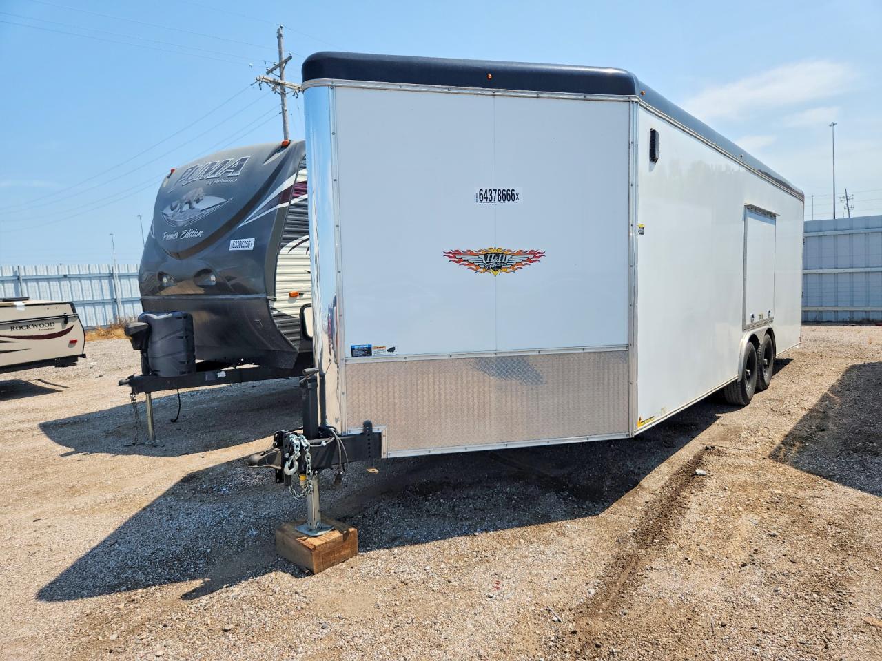 2018 H & H CARGO H10122COSN-100 ENCLOSED  SNOWMOBILE TRAILER | 5JWTC2223JN507181 | UPCARS