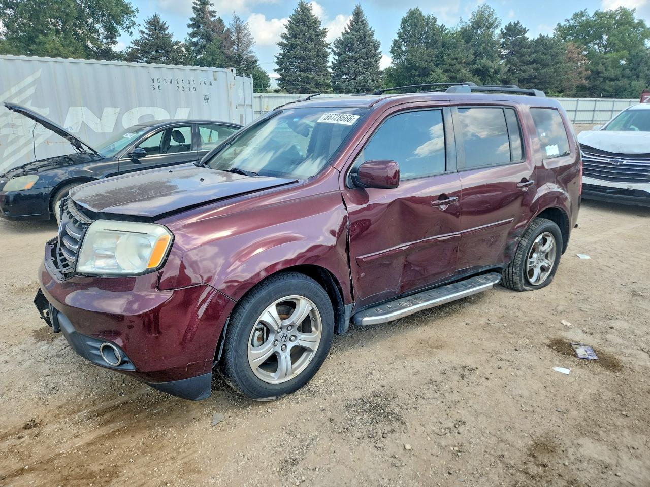 2012 HONDA PILOT EXLN | 5FNYF4H7XCB046919 | UPCARS
