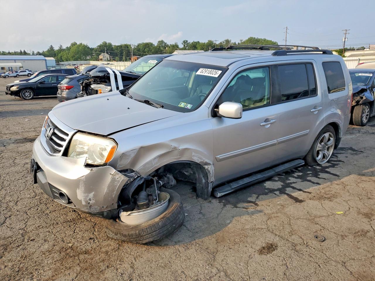 2015 HONDA PILOT EXLN | 5FNYF4H77FB067215 | UPCARS