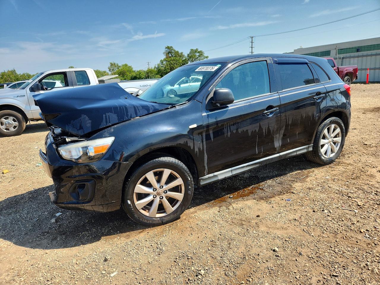 2014 MITSUBISHI OUTLANDER ES | 4A4AP3AU4EE004722 | UPCARS