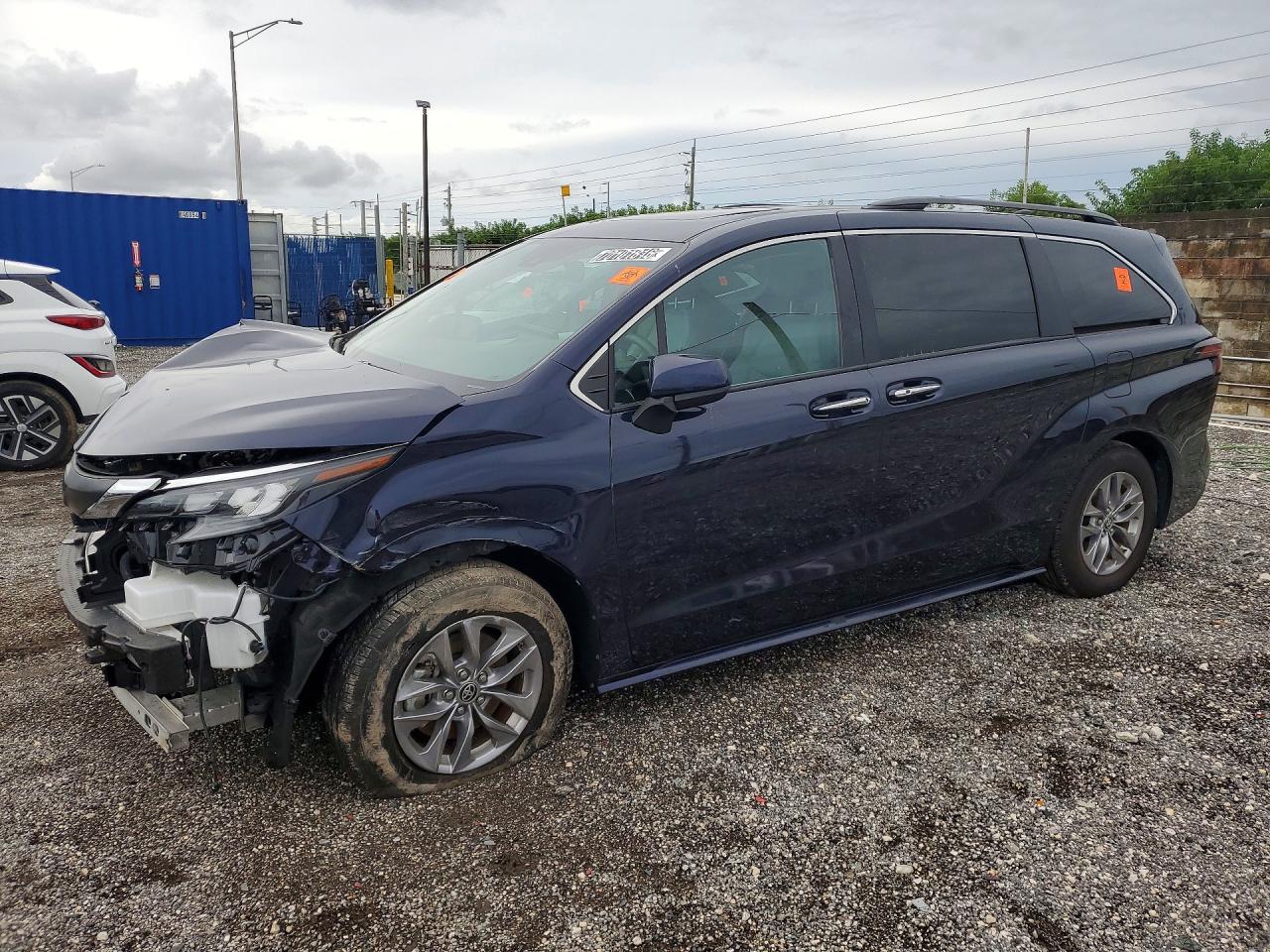 2025 TOYOTA SIENNA XLE 8-PASSENGER | 5TDYRKEC6SS229967 | UPCARS