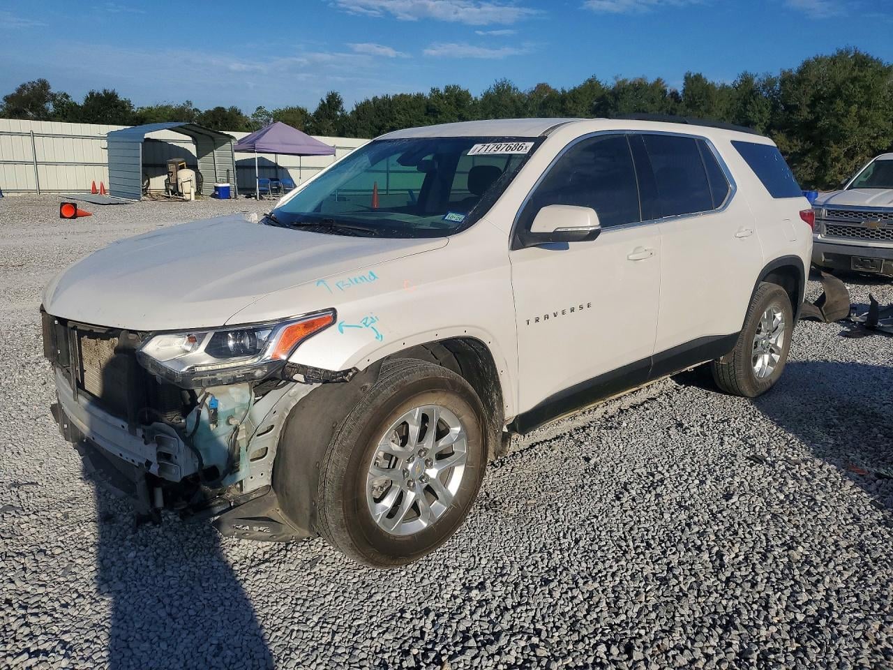 2021 CHEVROLET TRAVERSE LT | 1GNERHKW6MJ262611 | UPCARS