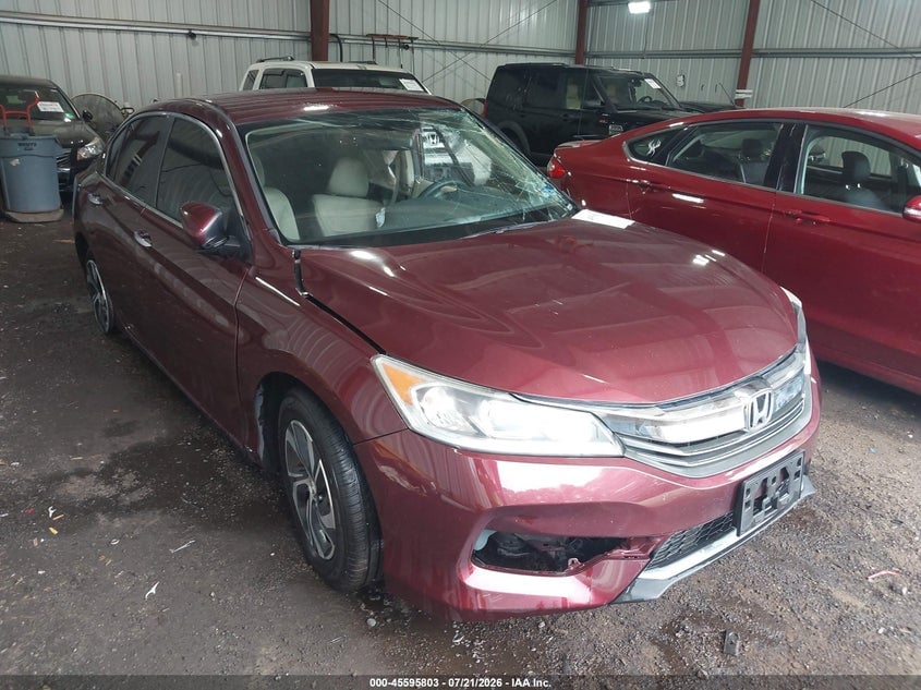 2016 HONDA ACCORD LX | 1HGCR2F39GA089024 | UPCARS