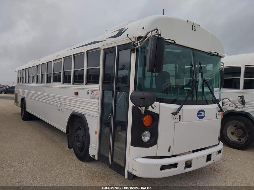 2016 BLUE BIRD SCHOOL BUS / TRANSIT BUS | 1BABNBPA9GF320620 | UPCARS