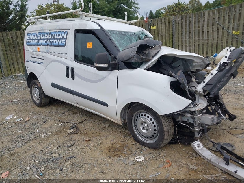 2019 RAM PROMASTER CITY TRADESMAN | ZFBHRFABXK6M91322 | UPCARS