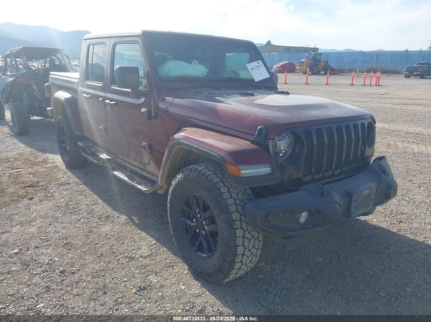 2022 JEEP GLADIATOR ALTITUDE 4X4 | 1C6HJTAG5NL126378 | UPCARS