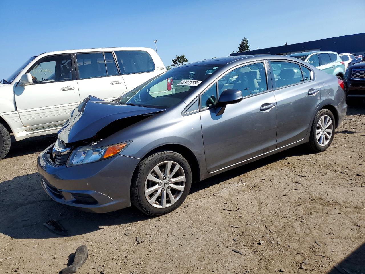 2012 HONDA CIVIC EX | 19XFB2F83CE375499 | UPCARS