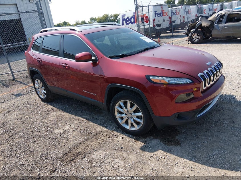 2016 JEEP CHEROKEE LIMITED | 1C4PJMDB2GW260387 | UPCARS