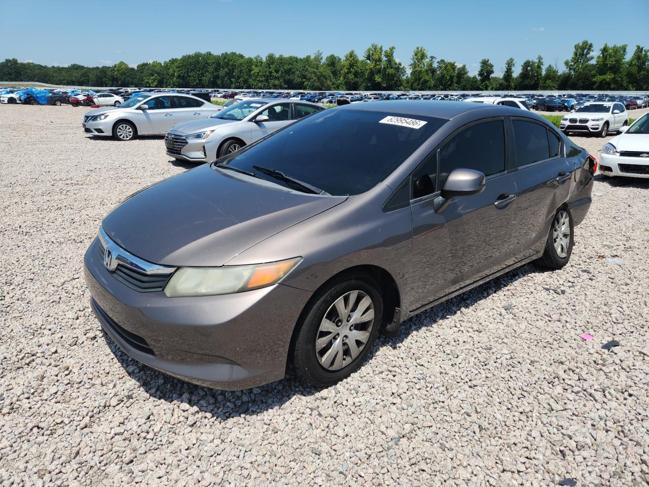 2012 HONDA CIVIC LX | 19XFB2F51CE081718 | UPCARS
