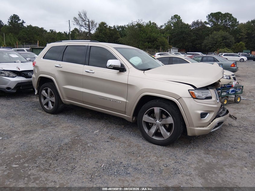2014 JEEP GRAND CHEROKEE OVERLAND | 1C4RJECG5EC206608 | UPCARS