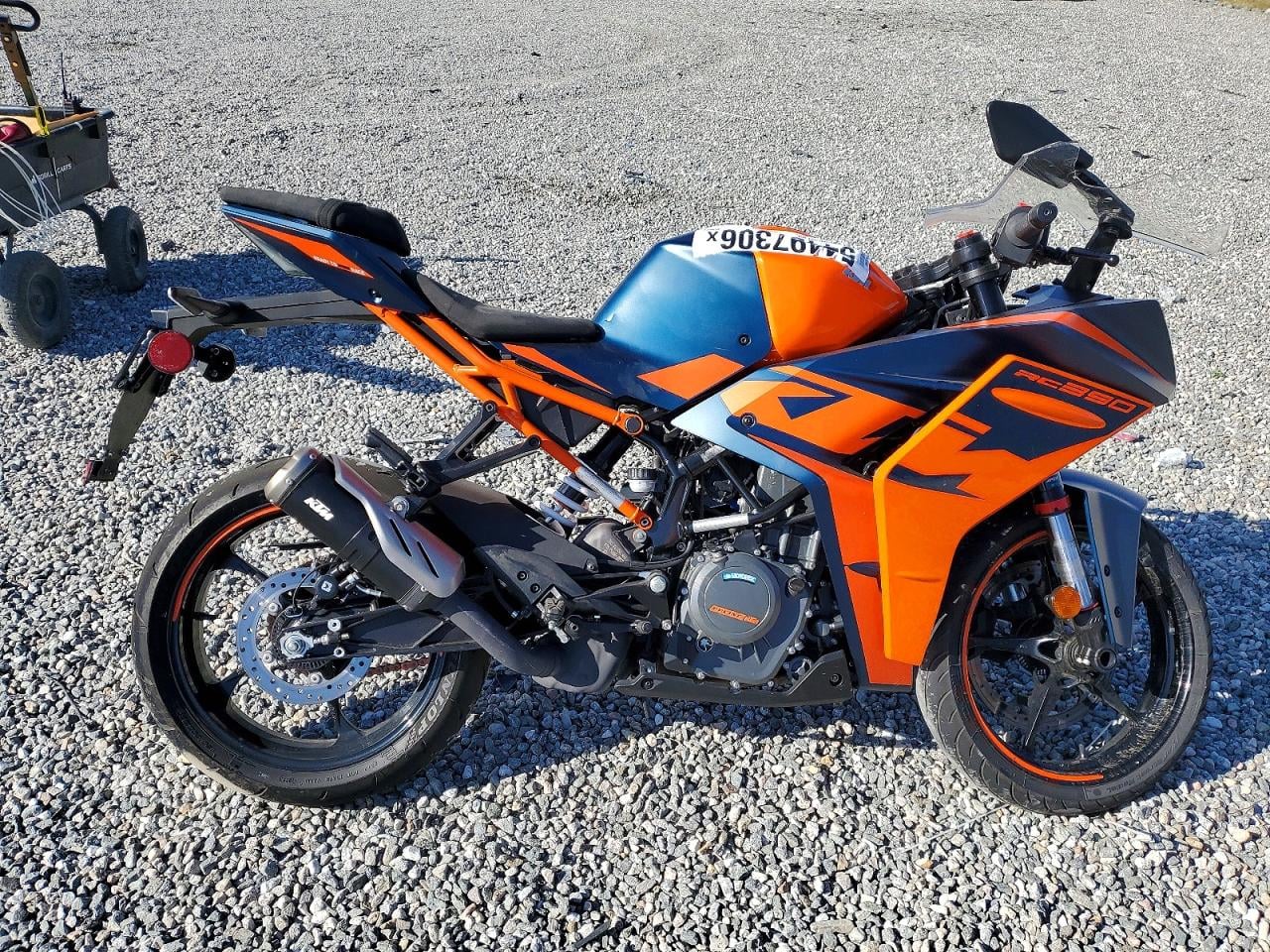 2022 KTM MOTORCYCLE RC | MD2JYJ401NC214430 | UPCARS