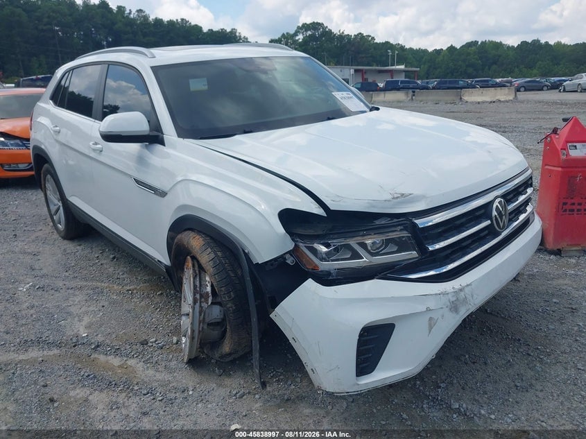 2021 VOLKSWAGEN ATLAS CROSS SPORT 3.6L V6 SE W/TECHNOLOGY | 1V2JE2CA1MC231336 | UPCARS
