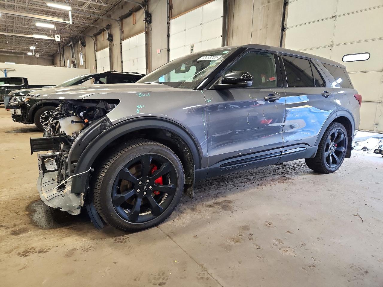 2021 FORD EXPLORER ST | 1FM5K8GC1MGB44373 | UPCARS