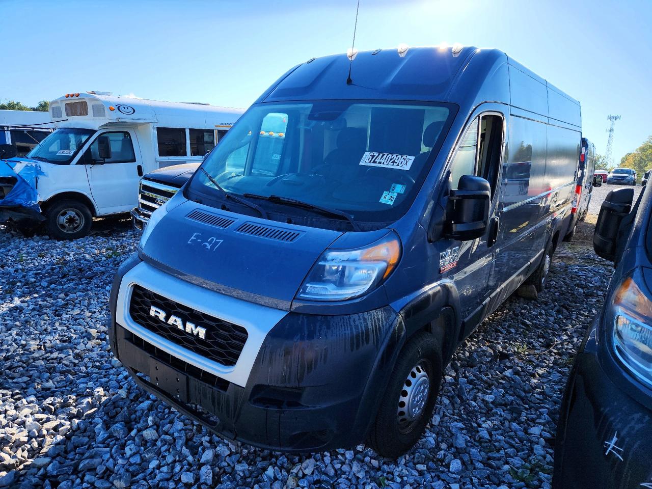 2021 RAM PROMASTER 3500 DELIVERY VAN | 3C6MRVJG7ME550011 | UPCARS