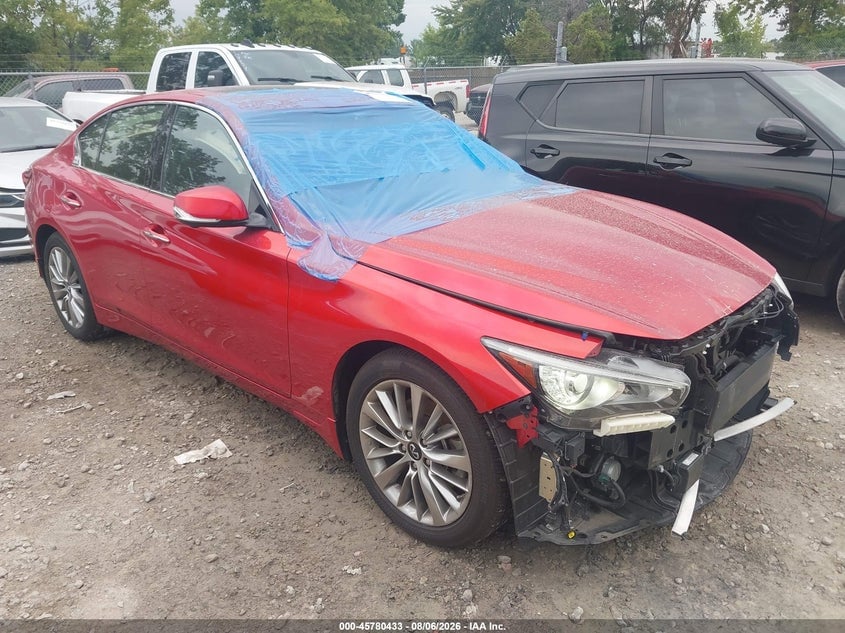 2022 INFINITI Q50 LUXE AWD | JN1EV7BR9NM340861 | UPCARS