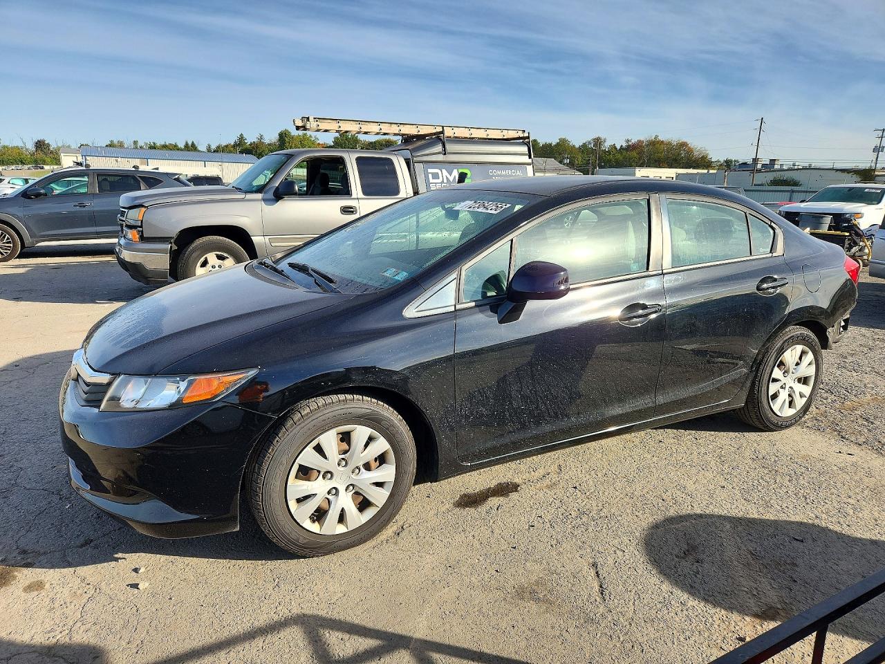 2012 HONDA CIVIC LX | 2HGFB2F51CH306046 | UPCARS