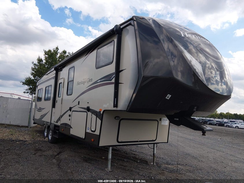 2015 WILDWOOD HERITAGE GLEN | 4X4FWBJ20FU007188 | UPCARS