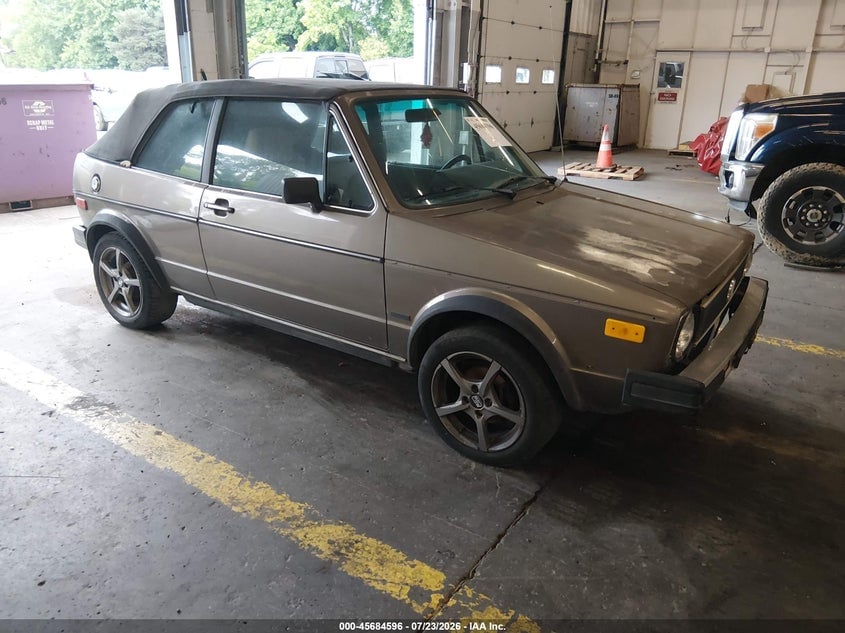 1987 VOLKSWAGEN CABRIOLET | WVWCA0150HK016994 | UPCARS
