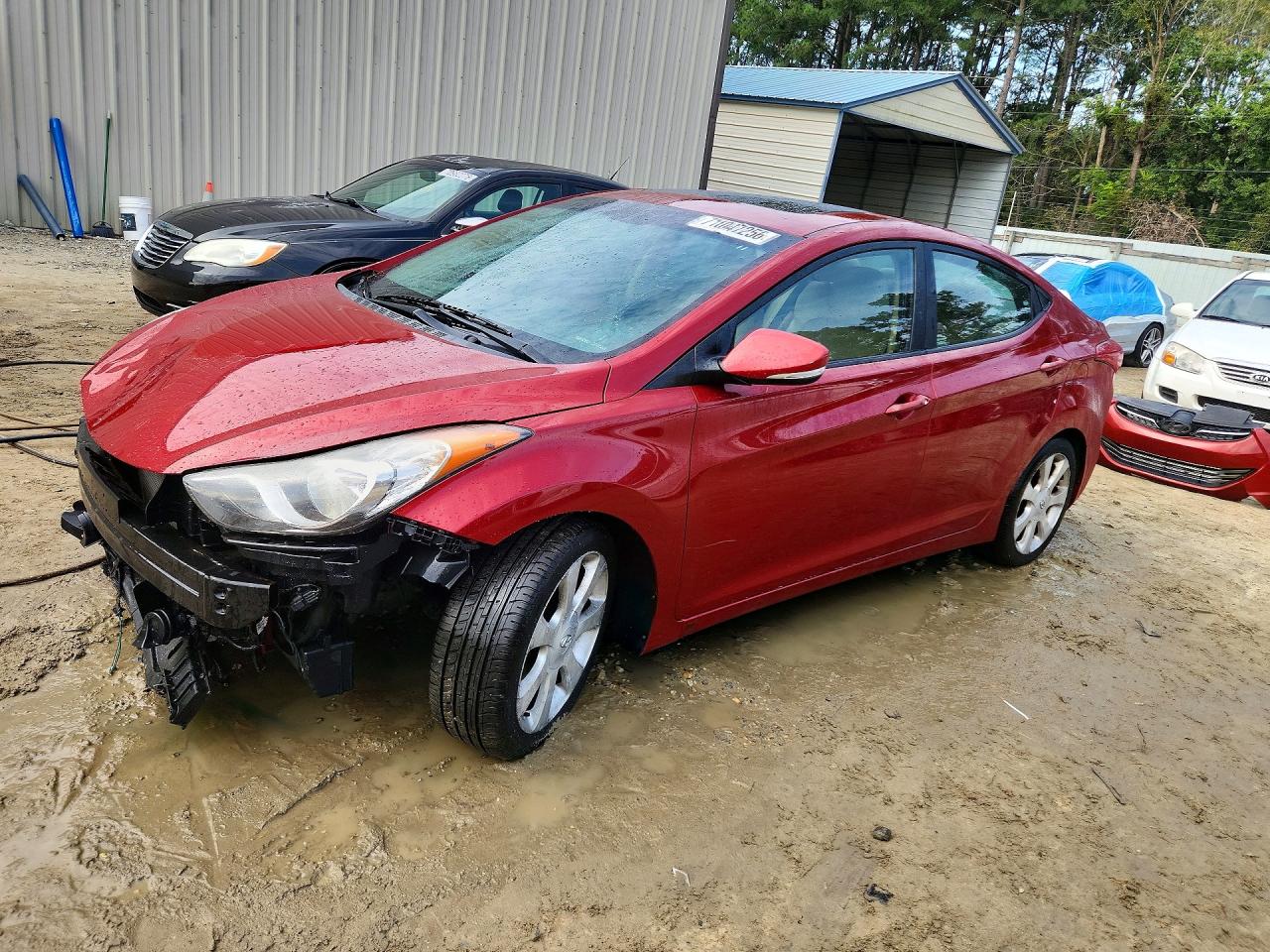 2012 HYUNDAI ELANTRA LIMITED | KMHDH4AE2CU219109 | UPCARS