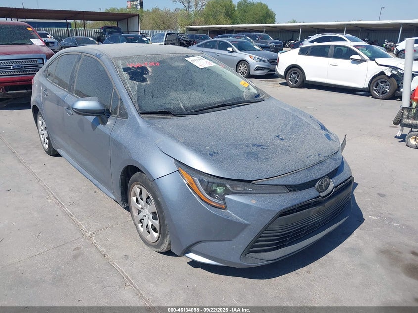2025 TOYOTA COROLLA LE | 5YFB4MDE7SP295178 | UPCARS