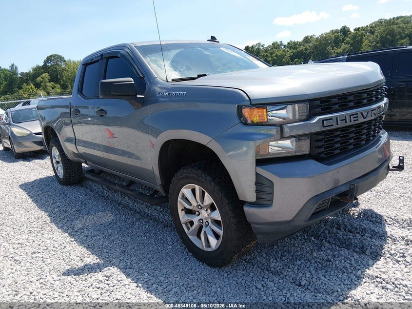 2019 CHEVROLET SILVERADO 1500 CUSTOM | 1GCRYBEF9KZ214783 | UPCARS