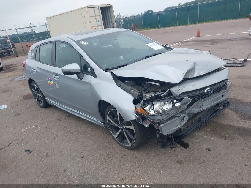 2021 SUBARU IMPREZA SPORT 5-DOOR | 4S3GTAM63M3707155 | UPCARS