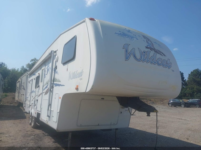 2006 FOREST RIVER WILDCAT 30LSWB 5TH WHL TRAVEL TRAILER | 4X4FWCF276V013630 | UPCARS
