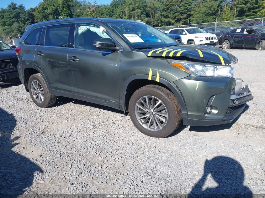2019 TOYOTA HIGHLANDER HYBRID XLE | 5TDJGRFH4KS064611 | UPCARS