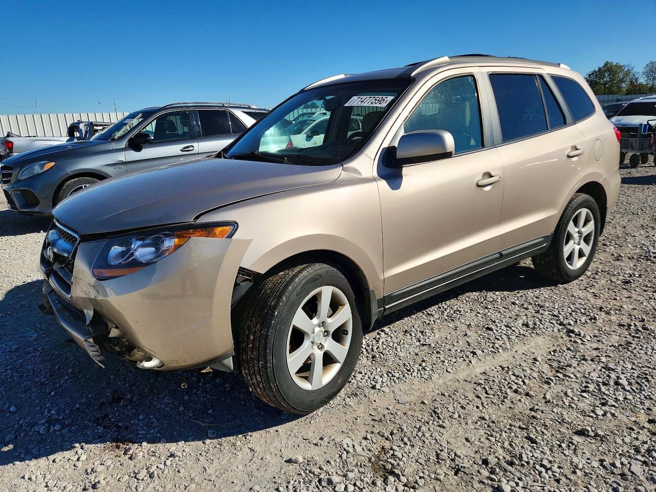 2007 HYUNDAI SANTA FE SE | 5NMSH13E57H037005 | UPCARS