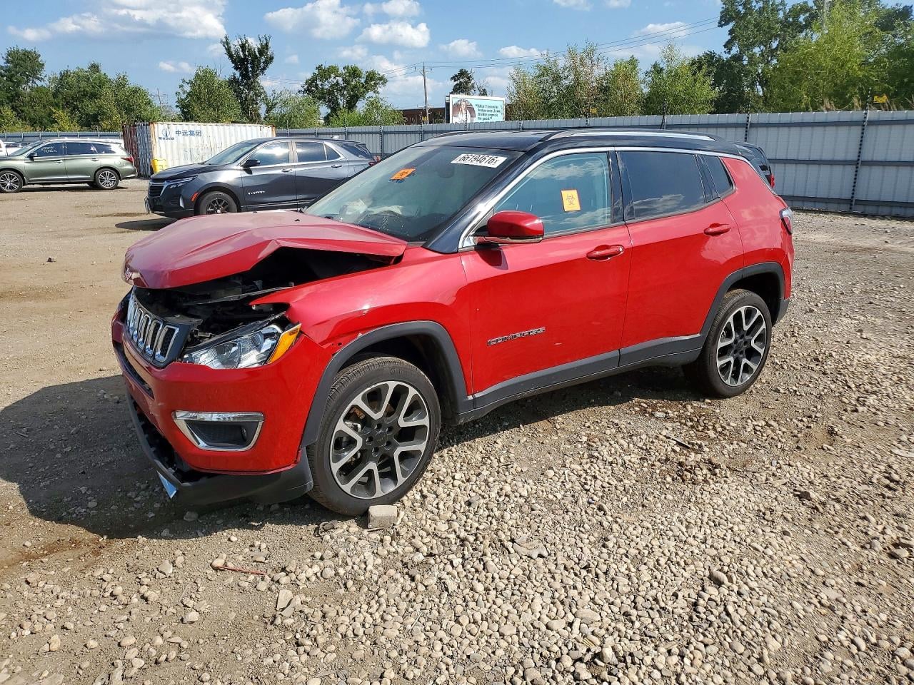 2018 JEEP COMPASS LIMITED | 3C4NJDCBXJT223514 | UPCARS