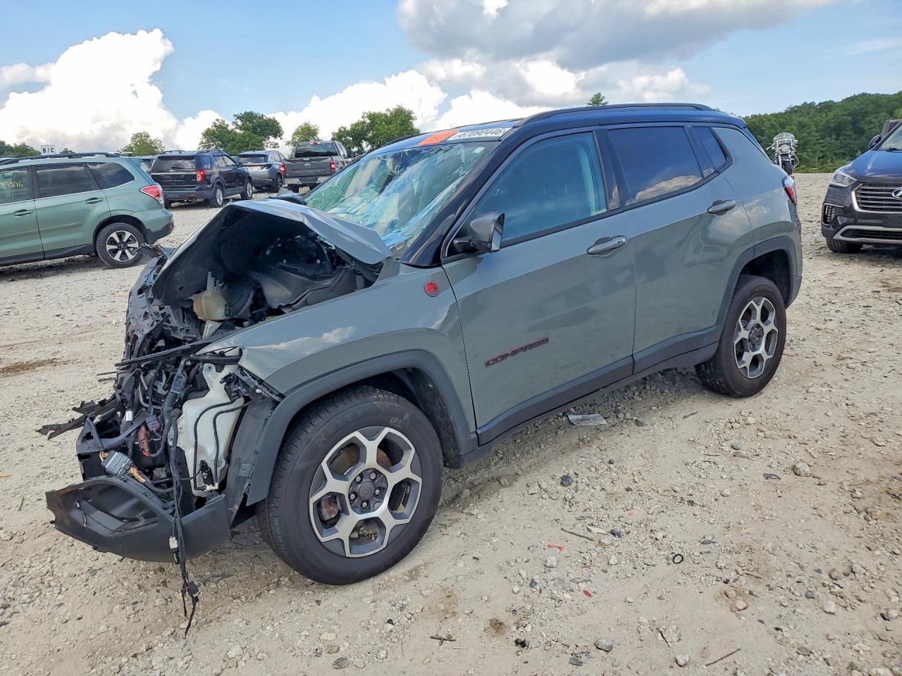 2022 JEEP COMPASS TRAILHAWK | 3C4NJDDB8NT124484 | UPCARS