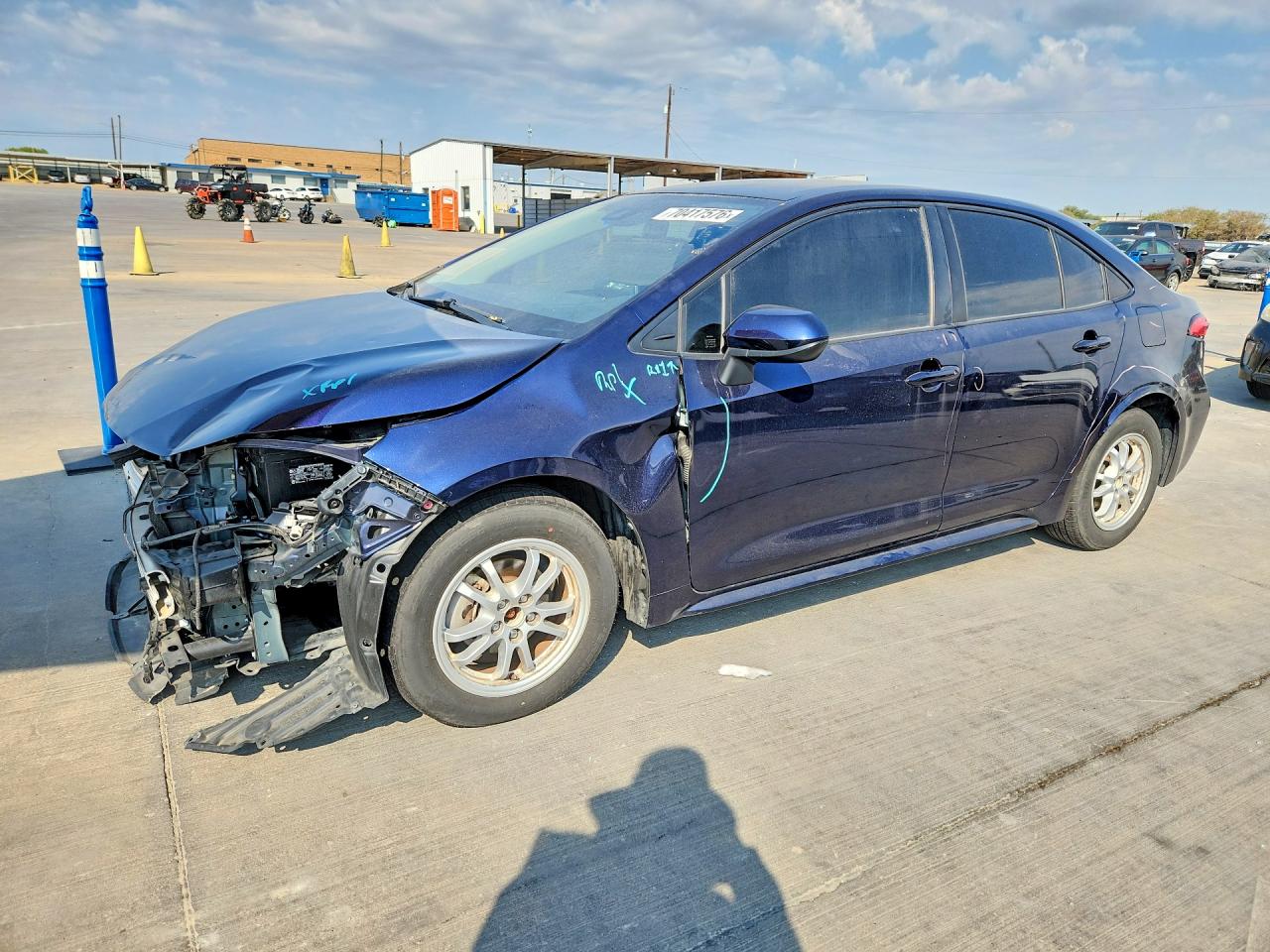 2021 TOYOTA COROLLA LE | JTDEAMDE8MJ024515 | UPCARS