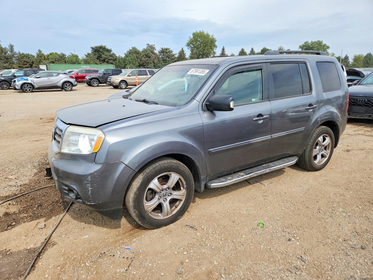 2012 HONDA PILOT EXL | 5FNYF4H57CB040042 | UPCARS