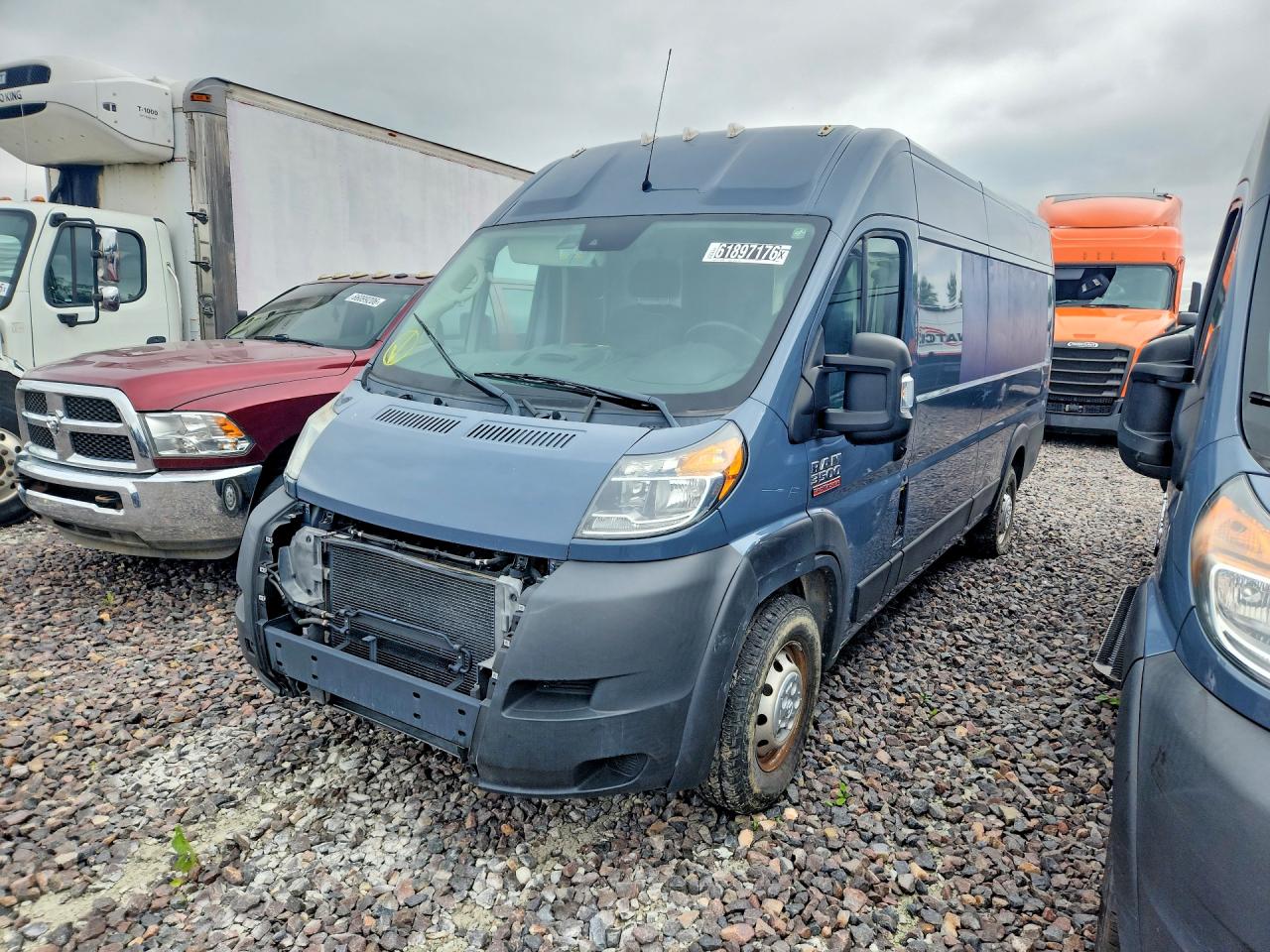 2021 RAM PROMASTER DELIVERY VAN | 3C6MRVJG7ME536304 | UPCARS