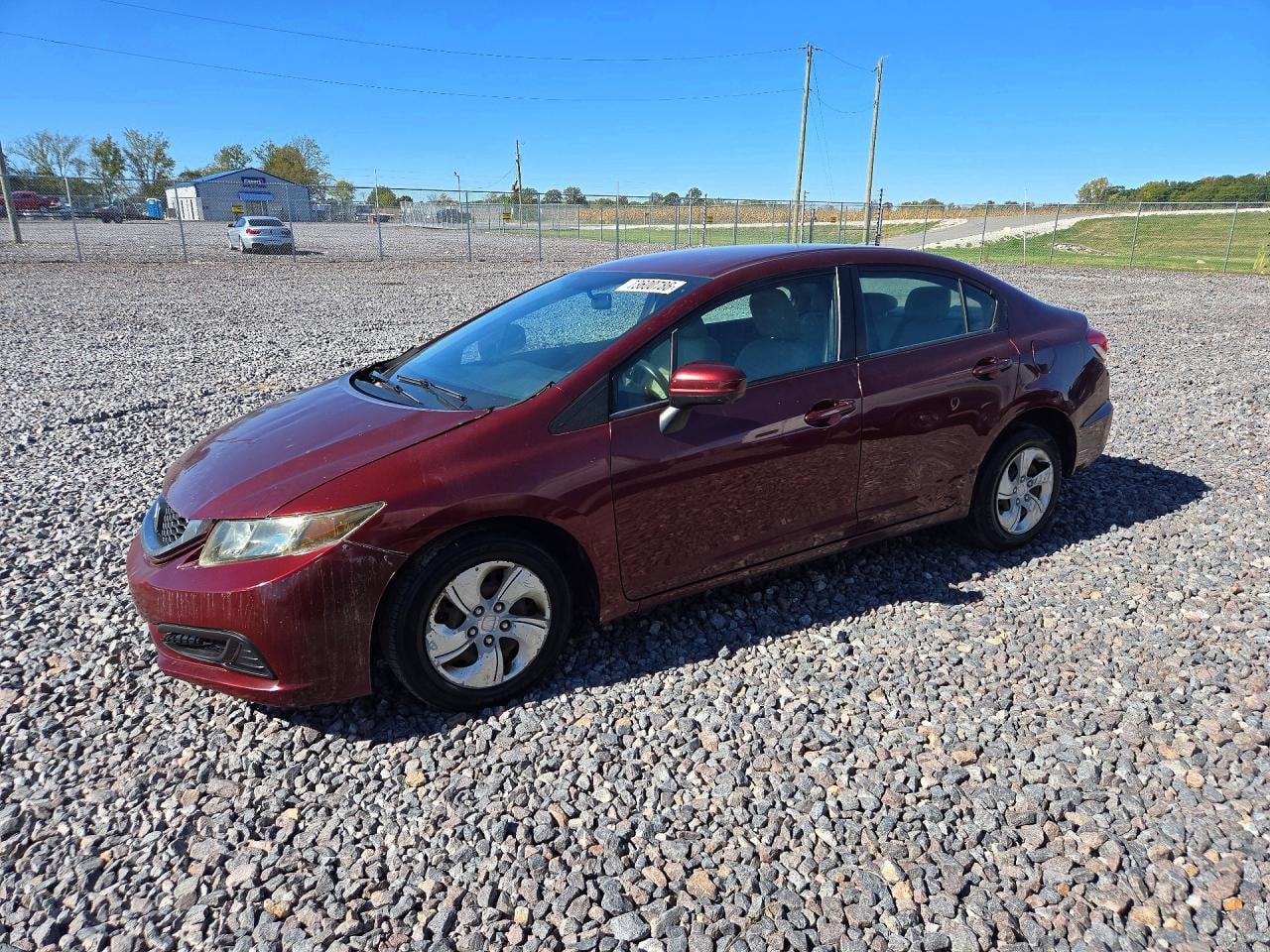 2014 HONDA CIVIC LX | 2HGFB2F52EH546533 | UPCARS