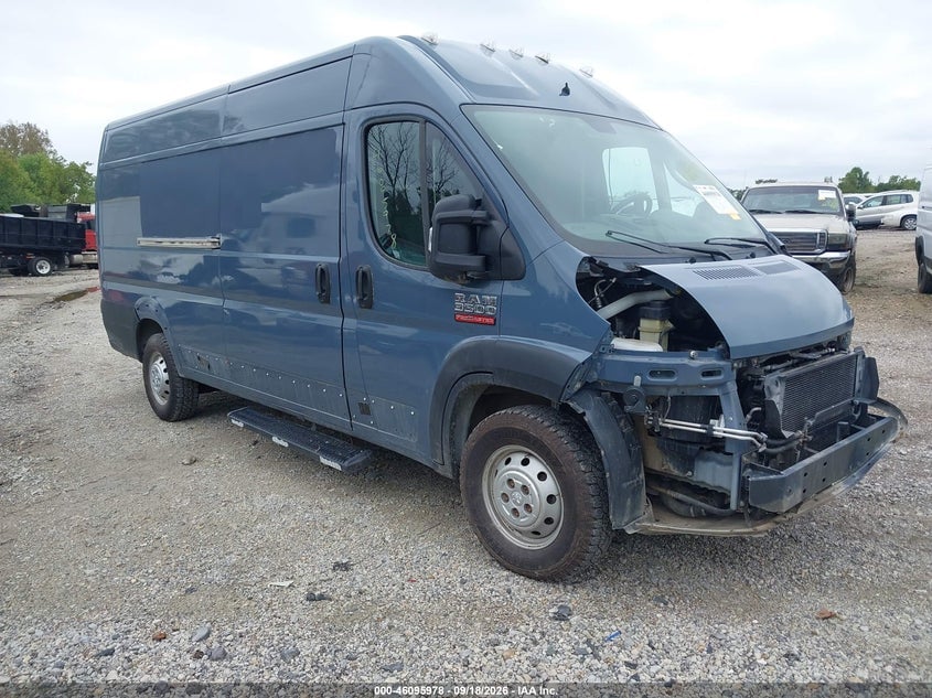 2019 RAM PROMASTER 3500 CARGO VAN HIGH ROOF 159 WB EXT | 3C6URVJG8KE564433 | UPCARS