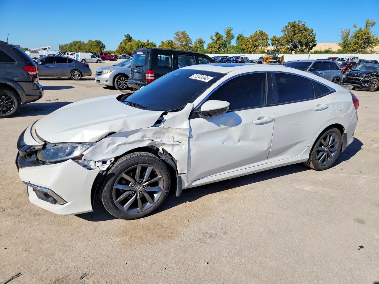 2019 HONDA CIVIC EX | JHMFC1F39KX009197 | UPCARS