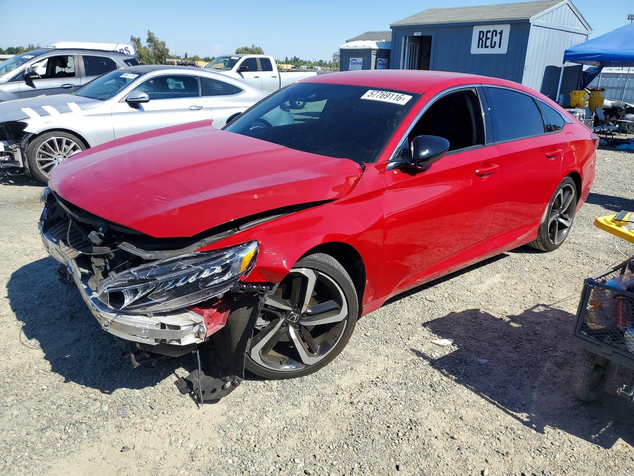2022 HONDA ACCORD SPORT SE | 1HGCV1F41NA053209 | UPCARS