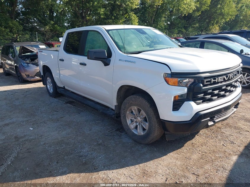 2022 CHEVROLET SILVERADO 1500 4WD  SHORT BED WT | 1GCPDAEK2NZ593026 | UPCARS