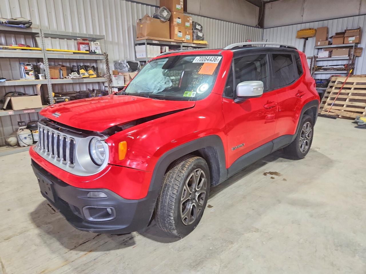 2016 JEEP RENEGADE LIMITED | ZACCJBDT8GPD75892 | UPCARS