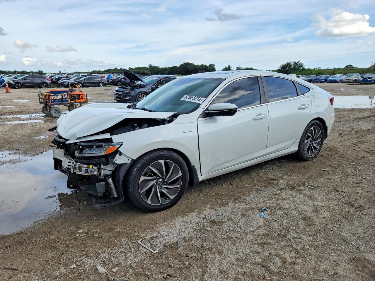 2021 HONDA INSIGH TOURING | 19XZE4F9XME004396 | UPCARS
