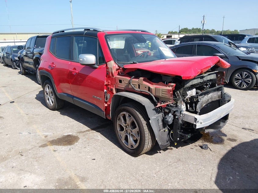 2016 JEEP RENEGADE LIMITED | ZACCJBDT2GPC69759 | UPCARS