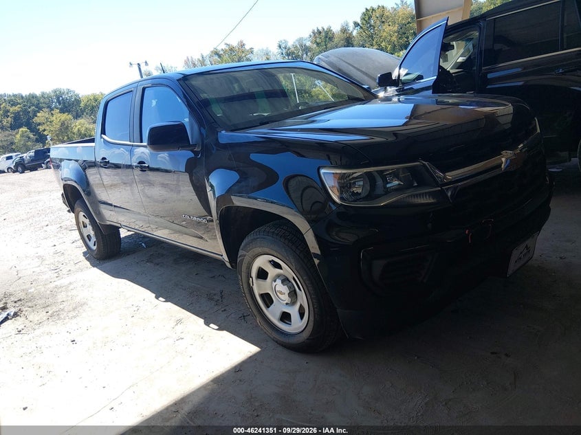 2022 CHEVROLET COLORADO 4WD  LONG BOX WT | 1GCGTBEN6N1129867 | UPCARS