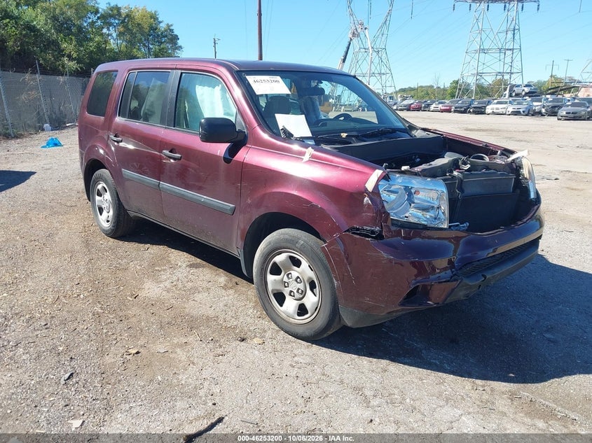 2015 HONDA PILOT LX | 5FNYF4H20FB003361 | UPCARS