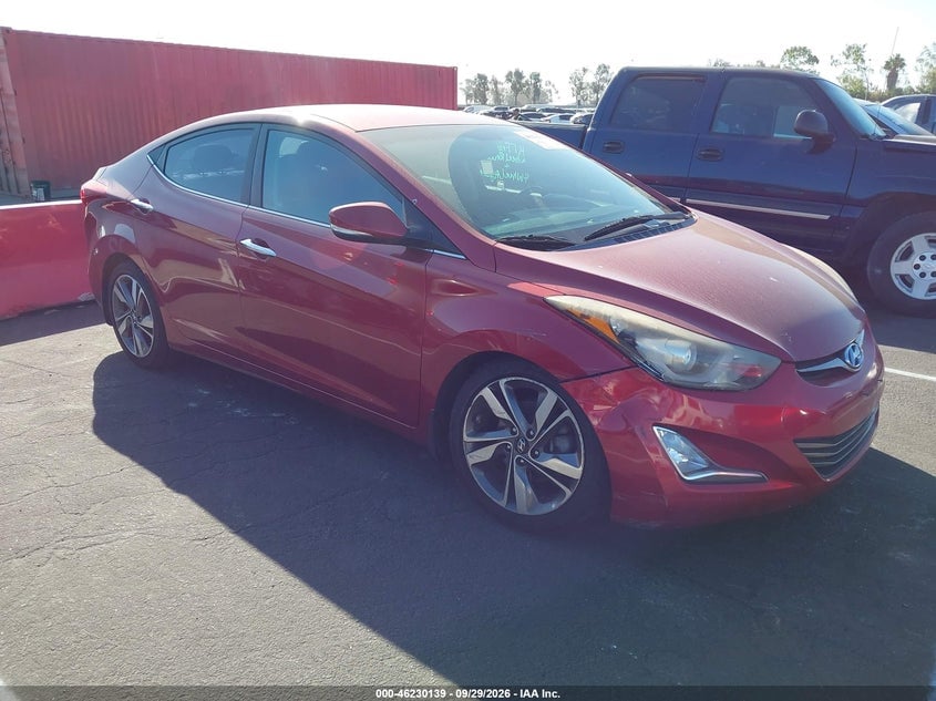 2014 HYUNDAI ELANTRA LIMITED | 5NPDH4AE9EH483929 | UPCARS