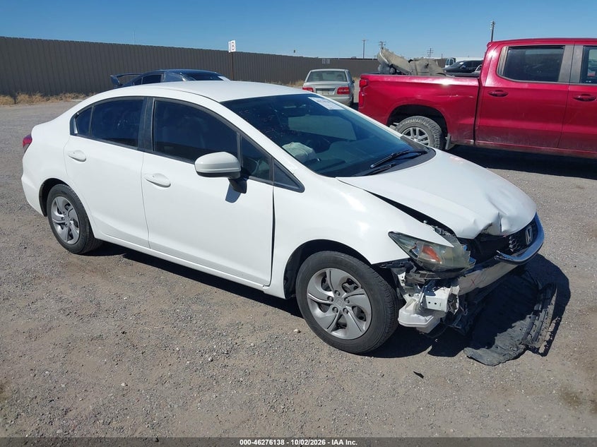 2015 HONDA CIVIC LX | 19XFB2F5XFE248517 | UPCARS