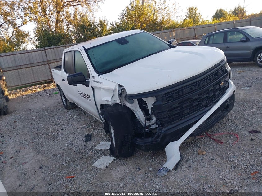 2023 CHEVROLET SILVERADO 1500 4WD  SHORT BED WT | 1GCUDAED5PZ295156 | UPCARS