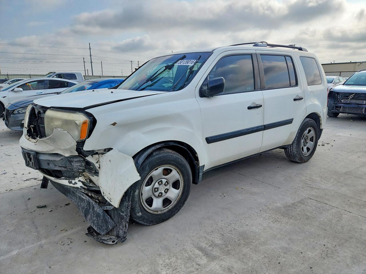 2012 HONDA PILOT LX | 5FNYF4H22CB037720 | UPCARS